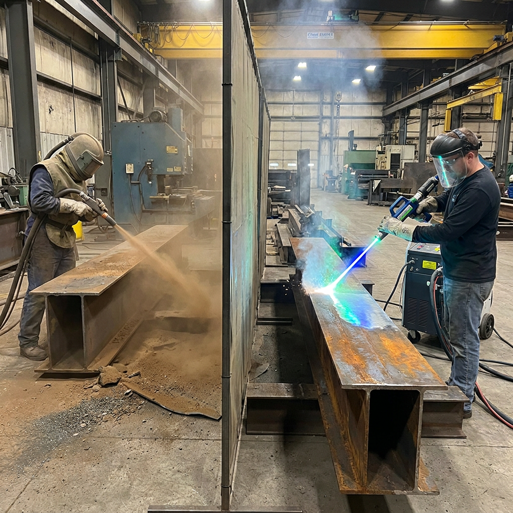 What to Look for When Replacing Abrasive Blasting with an Industrial Laser Cleaning System
